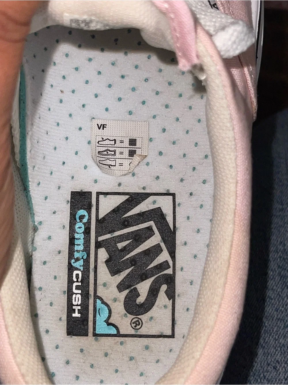 Rose pink platform vans